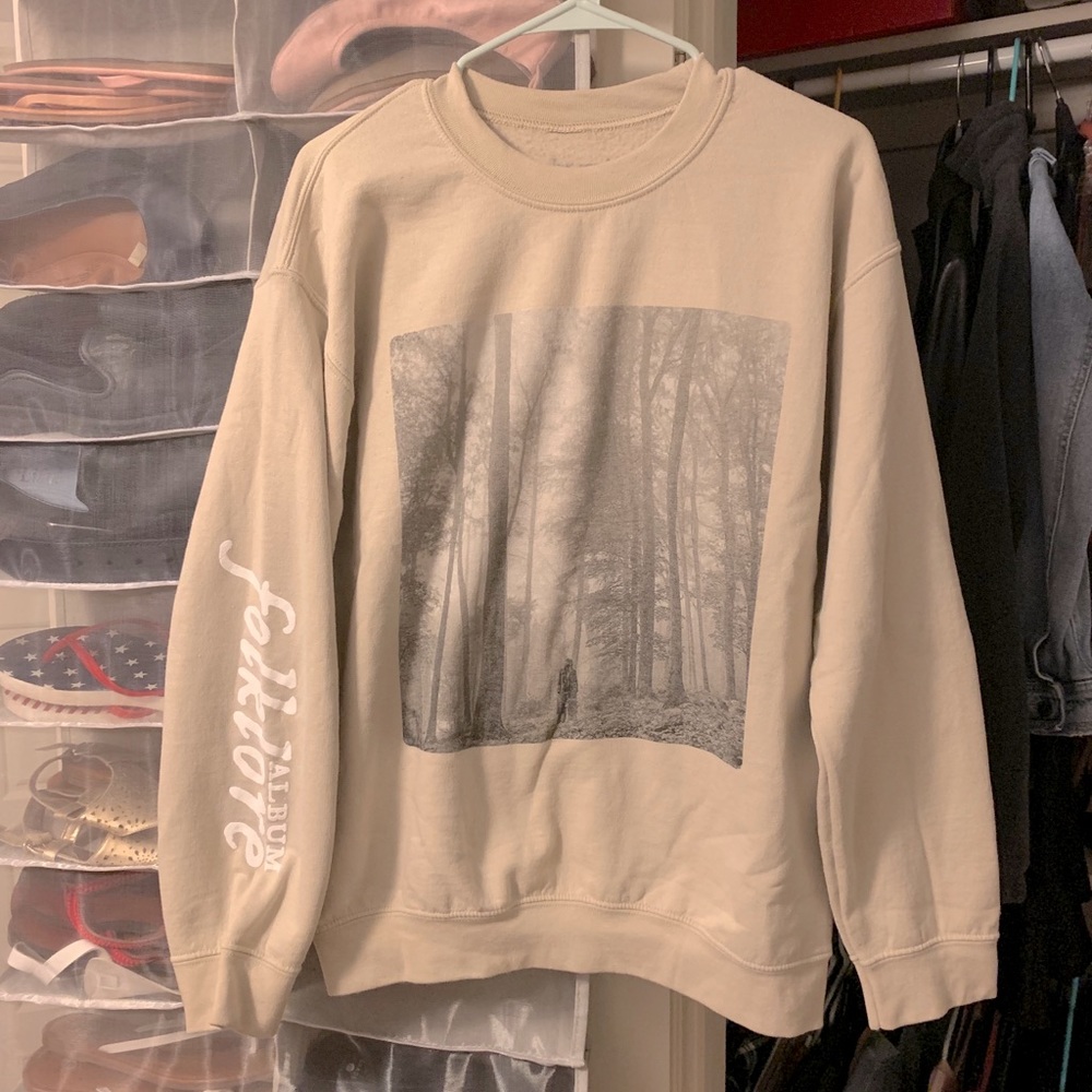 Taylor Swift Folklore Album Cover Sweater